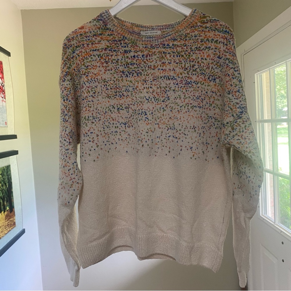 Zara- fancy collection knitwear, confetti Sweater